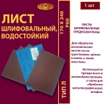 Лист 170х240 P60