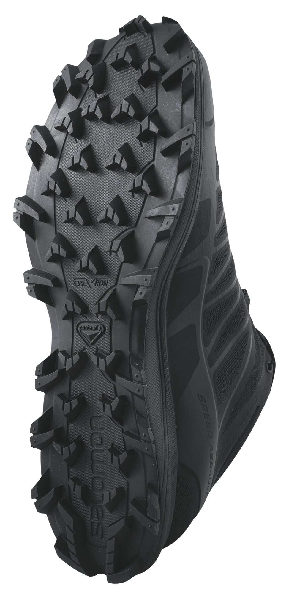 Salomon SPEED ASSAULT 2 Black — подошва Mud Contagrip