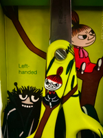 Ножницы Moomin детские для левшей (L), Little My, зеленые, 13 см (из Финляндии)