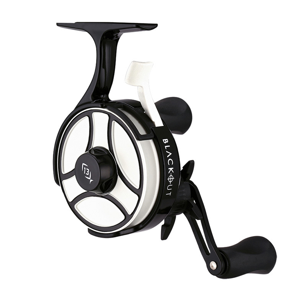 Катушка 13 FISHING Black Betty Free Fall Ghost Ice Reel - 2.5:1 G.R. NEW Line Window - Left (Glow)
