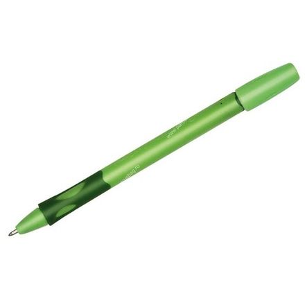 Ручка шариковая Stabilo LeftRight для левшей, синяя, 0,8мм, корпус зелёный, грип