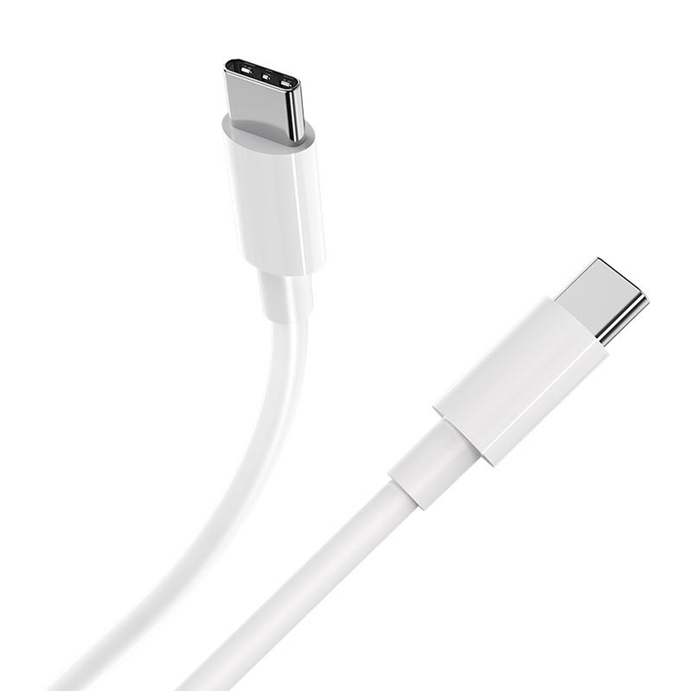 Usb Кабель-зарядка Type-C на Type-C Hoco X51 5A 100W 2м силиконовый белый