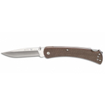 Складной нож BUCK 0110BRS4 110 Slim Pro Brown Micarta S30V, коричневая рукоять