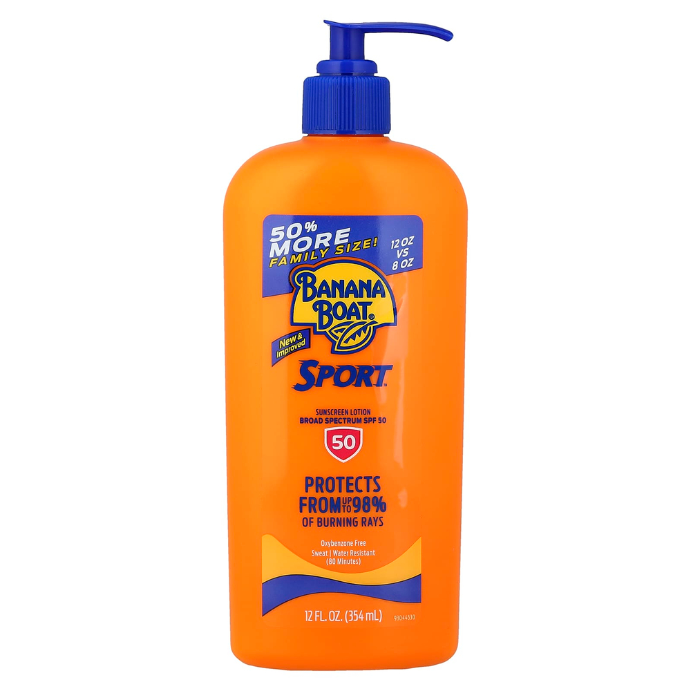 Banana Boat, Sport™, солнцезащитный лосьон, SPF 50+, 354 мл (12 жидк. унций)