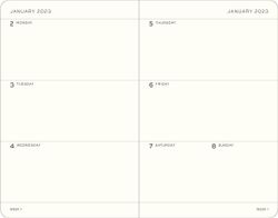 Еженедельник Leuchtturm1917 A6 в твердой обложке бордовый + блокнот (367630)