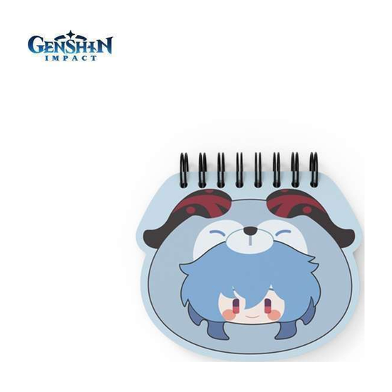 Блокнот Genshin Impact Teyvat Zoo Themed Ganyu — повтор основного фото