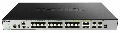 Сетевое оборудование D-Link DGS-3630-28SC A2ASI PROJ Управляемый L3 коммутатор, стек, 20x1000Base-X SFP, 4x10GBase-X SFP+, 4xCombo 1000Base-T SFP,