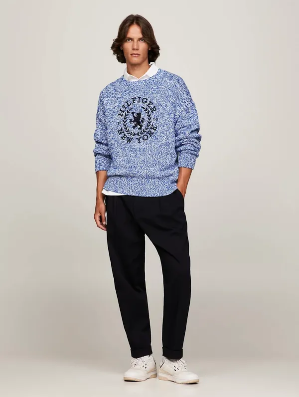 Джемпер мужской TOMMY HILFIGER SLUB BOULINE C NK
