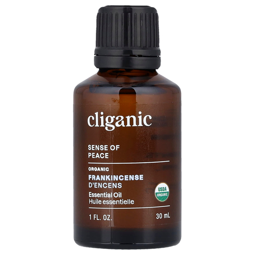 Cliganic, Sense of Peace™, органическое эфирное масло ладана, 30 мл (1 жидк. унция)
