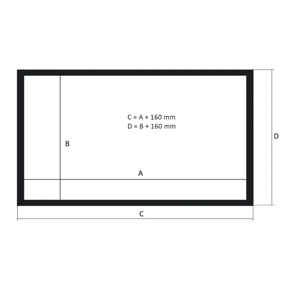 Kauber Frame Velvet Cinema White 100