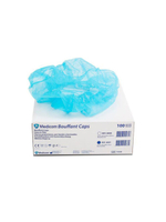 Шапочка-шарлотка Medicom Bouffant Caps, синяя, 100 шт