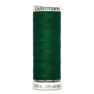 01 Нить Sew-All 100/200 м для всех материалов, 100% полиэстер Gutermann 748277 (340 зеленый трилистник)