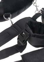 Фиксация-поддержка для секс-позиций с наручами Position Master With Cuffs (Цвет: черный)