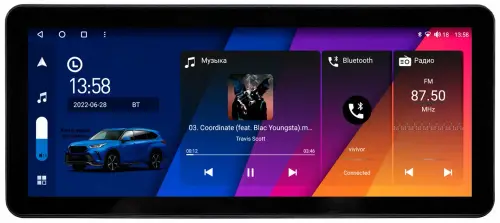 Магнитола для Audi Q5 2008-2016 - Canbox H-Line 0591 монитор 12.3" QLED в стиле Audi на Android 10, Быстрая, ТОП-процессор, CarPlay, 4G SIM-слот