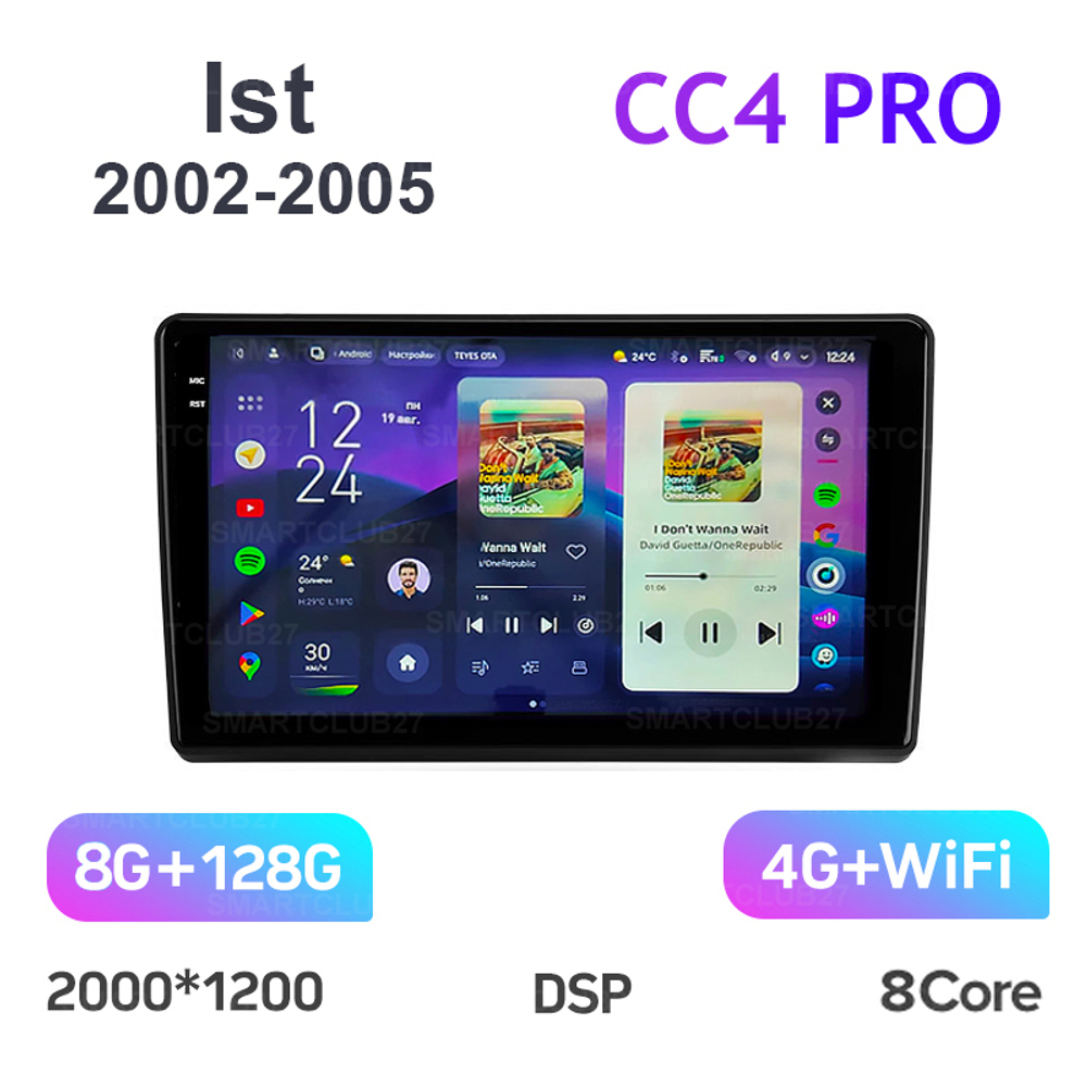 Teyes CC4 Pro 10,2" для Toyota Ist 2002-2005