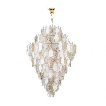 Подвесная люстра 86*Е14 5052/86 золото Lace Odeon Light