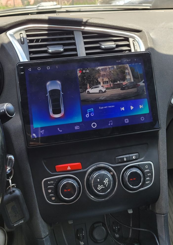 Магнитола для Citroen C4/DS4 2010+ (поддержка БК) - Kuberg QLed+2K, Android 14, TS105, Быстрейшая, CarPlay, SIM-слот