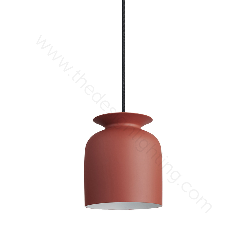 Pendant design lamp  Ronde by Gubi S (Brown)