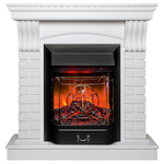 Каминокомплект Real Flame Jazz WT с очагом Majestic Lux Black RC