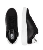 Кожаные кроссовки kapri mens monogram injekt Karl Lagerfeld - черный(KL52515A)
