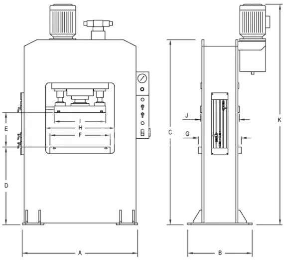 Пресс гидравлический RHTC PPRM-300