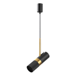 4356/1 HIGHTECH ODL23 329 черный/золотистый/металл Подвесной св-к IP20 LED GU10 10W BULLET