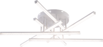 Потолочная светодиодная люстра 96W 3000К-6000K 6542/6 WHT белый Profit Light