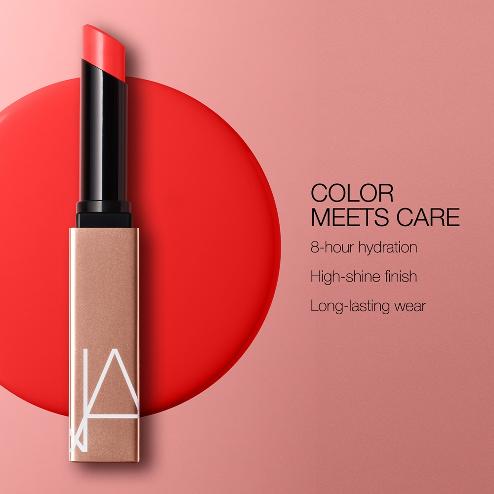 NARS AFTERGLOW SENSUAL SHINE LIPSTICK - Увлажняющая помада оттенок ORGASM, 1 g
