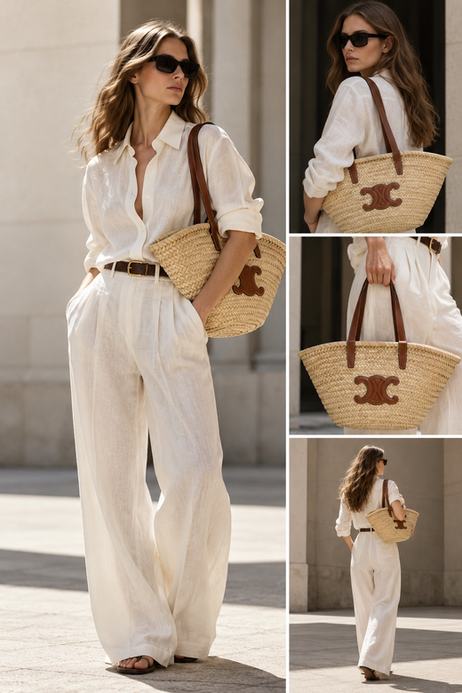 Плетёная сумка Celine