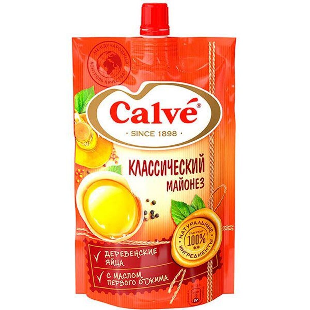 Майонез Кальве классический 50% 700г д/пак