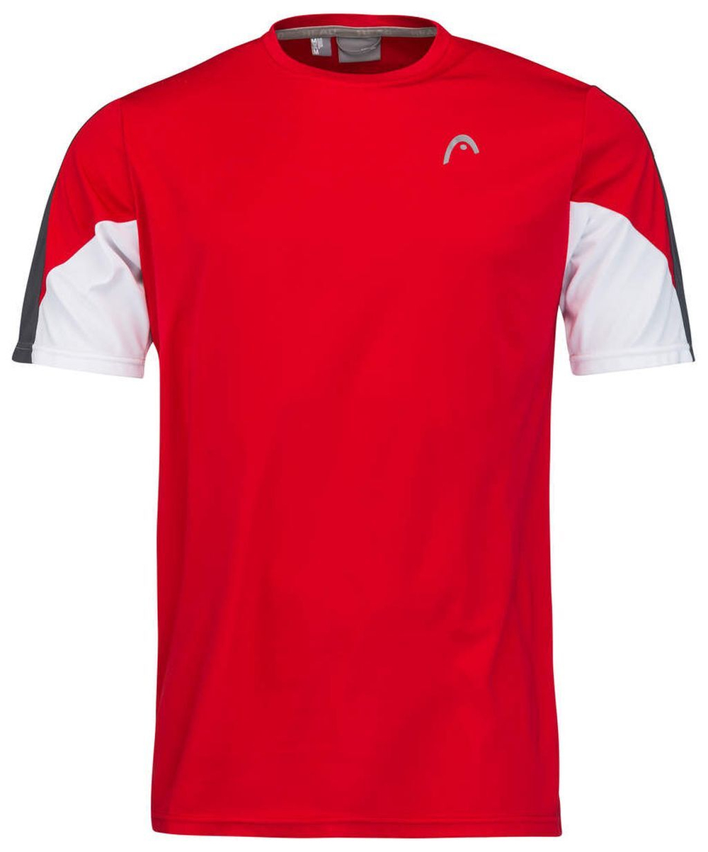 Футболка для мальчика теннисная Head Club 22 Tech T-Shirt Boys - красный