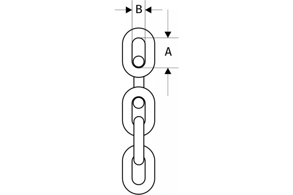 Цепь G80, круглозвенная, 6 Х 18, Класс Т8, высокопрочная, NK