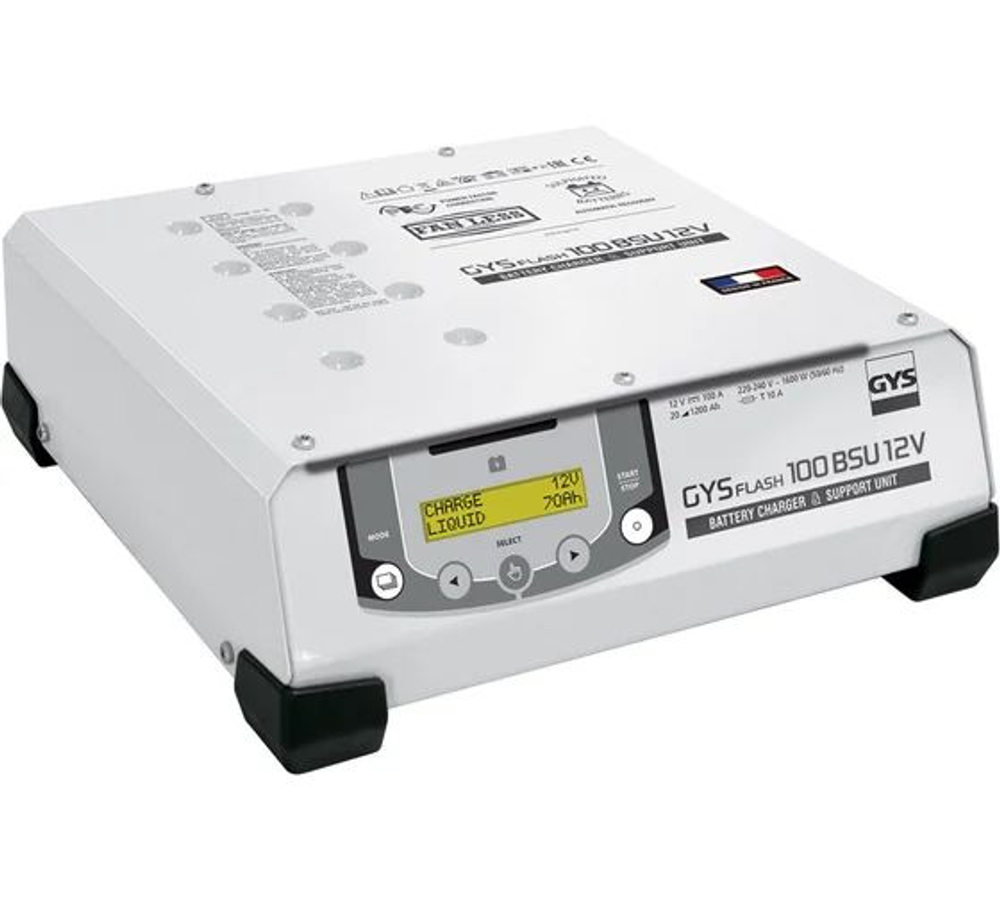 Пусково-зарядное устройство GYS FLASH 100 BSU 12V, 5м кабель, 901834