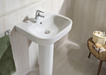 Раковина Roca DEBBA 550x440х170 мм, уст.компл., белая (7.3279.9.500.Y)