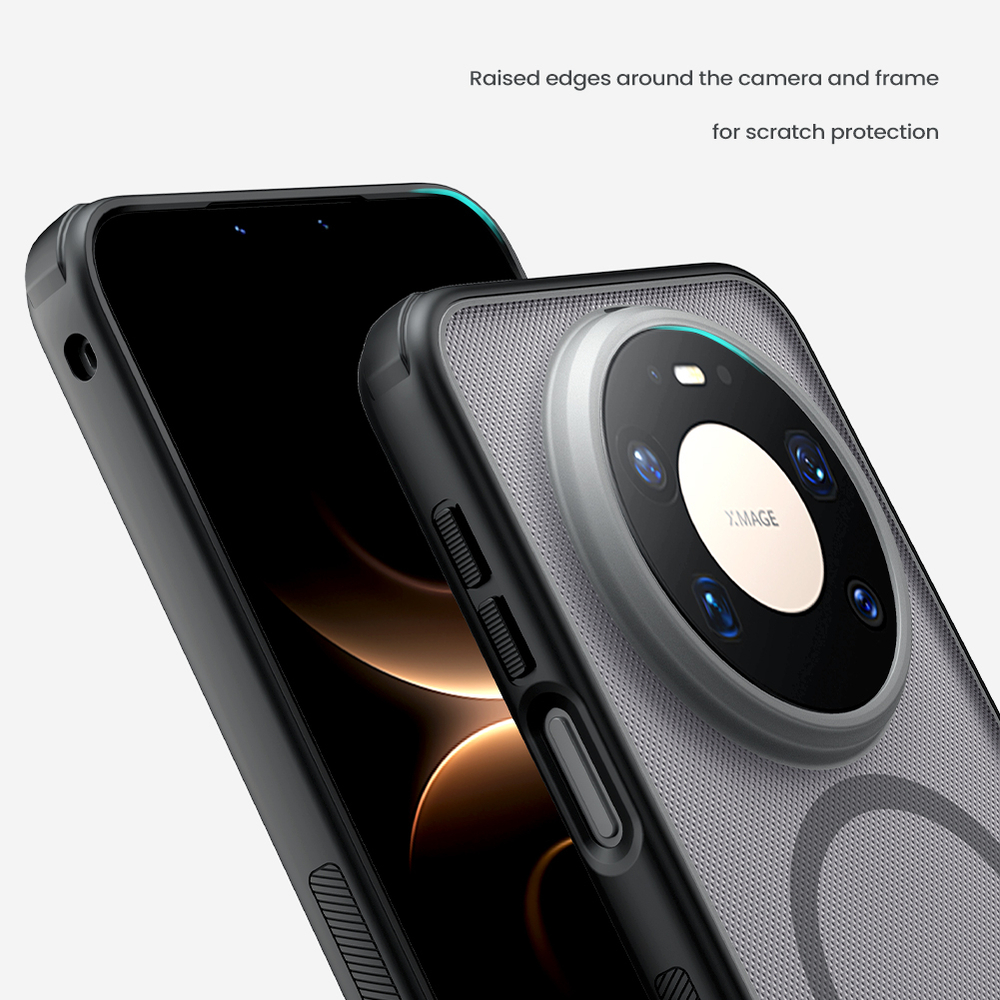Чехол тонированный c MagSafe для Huawei Mate 80 Pro Max, серия Super Frosted Shield Pro Magnetic (Clear version) от Nillkin