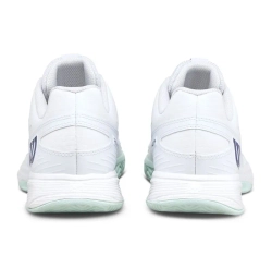 Детские теннисные кроссовки Wilson Rush Pro Jr - white/bay/skip blue