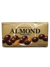 Миндаль в шоколаде Lotte Almond choco balls 46 г