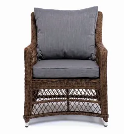 "Гранд Латте" кресло из искусственного ротанга, цвет коричневый