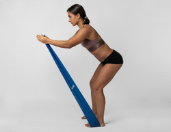 RockTape Эластичная лента RockBandRx, 4м x 12см x 0.7мм, синяя