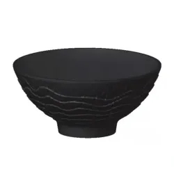 Салатник 300 мл d 13 см h6 см емкость для закусок Black Raw Wood P.L. Proff Cuisine [6]
