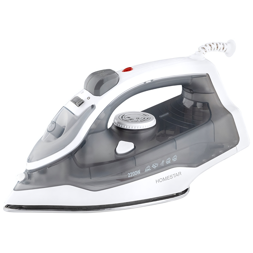 Утюг HOMESTAR HS-4011 подошва нерж 2200Вт, серый