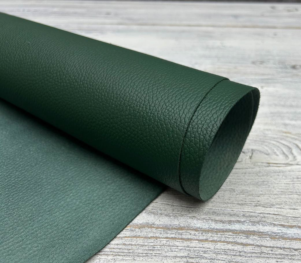 Натуральная кожа Luxury Tannery Dark Basil зеленая