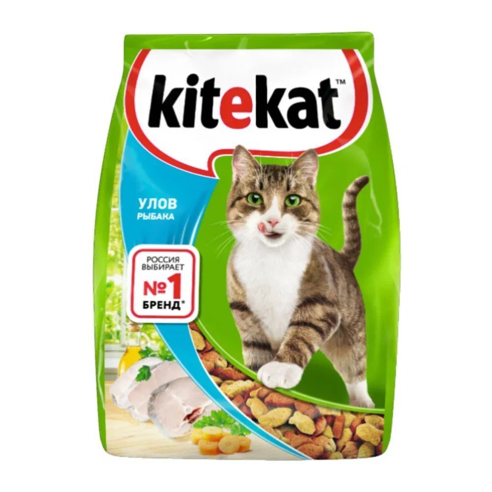 Сухой корм Kitekat для кошек Рыбный улов 350 г Сухой корм Kitekat для кошек Рыбный улов 350 г