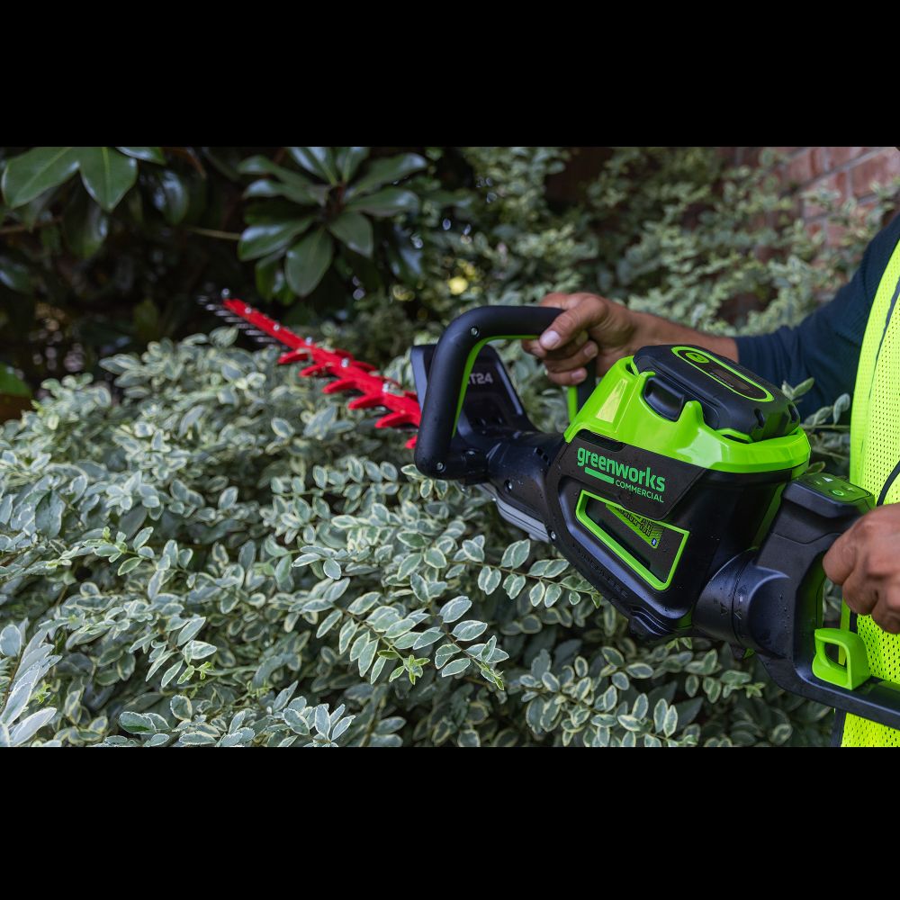 Кусторез аккумуляторный Greenworks GC82HT2 Арт. 2208307, 82V, бесщеточный без АКБ и ЗУ