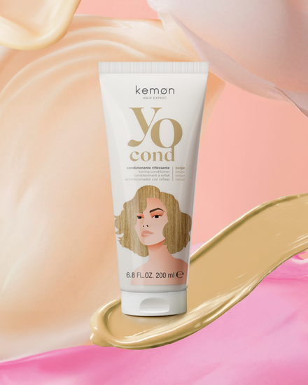 Кондиционер Бежевый для придания блеска и цвета с кислым pH YO COND Beige, 200ml
