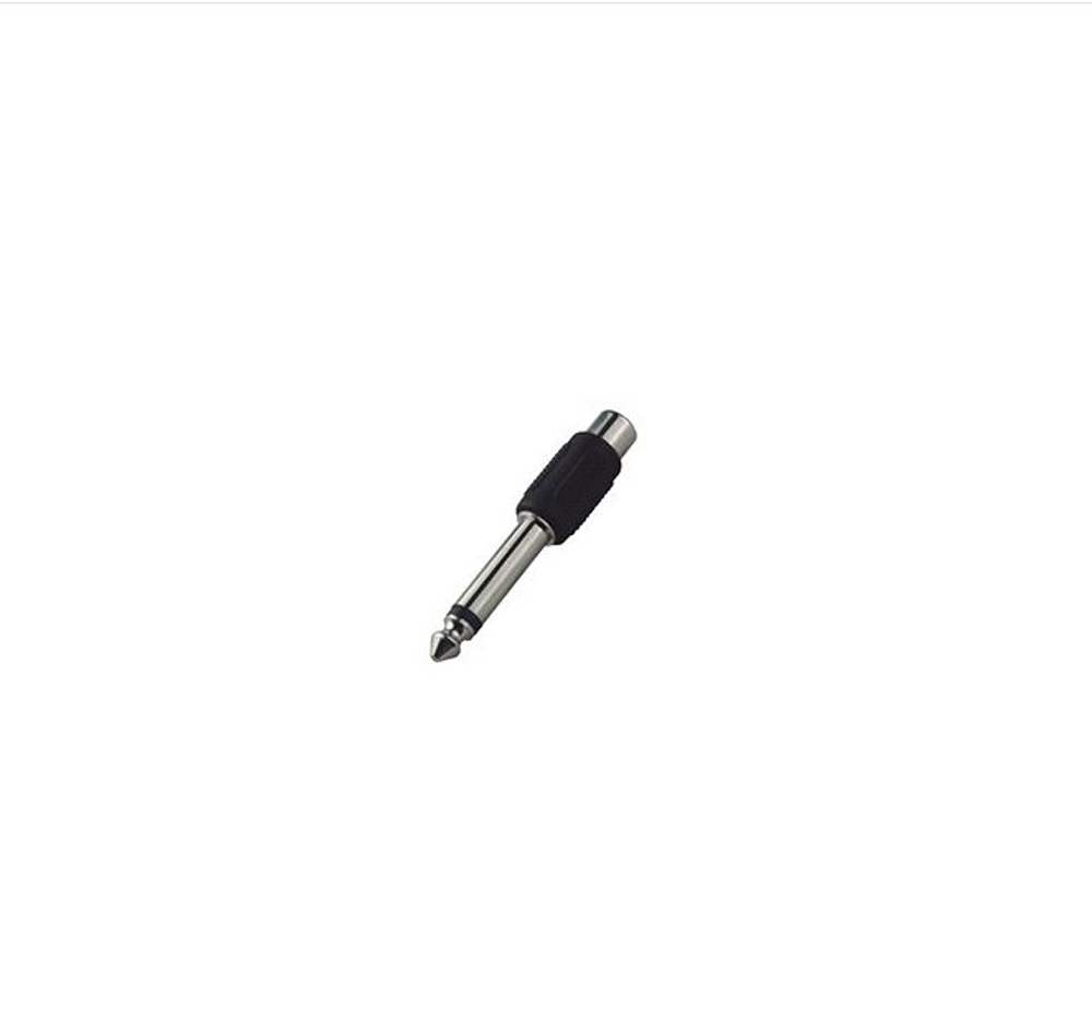 Nordfolk NCA5327 переходник RCA female <=> 6.3 мм mono Jack (TS), пластик
