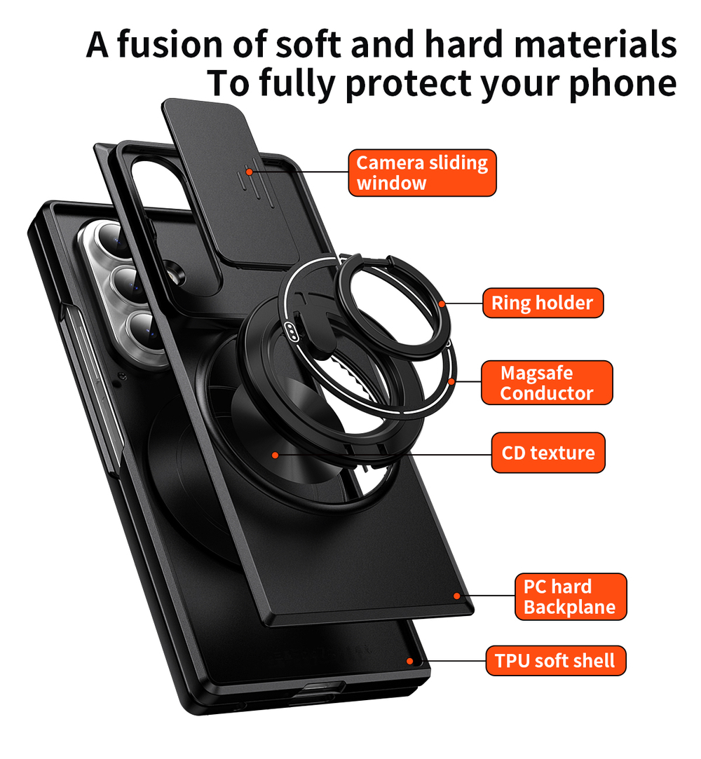 Противоударный чехол Эклипс для Samsung Galaxy Z Fold 7 /Самсунг Гэлекси Зэд Фолд 7