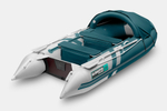 Надувная лодка GLADIATOR C330AL морской зеленый-белый