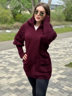 Кардиган куртка анорак вязаный