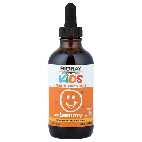 Bioray, NDF®, Tummy, для детей, смесь 11 штаммов пробиотиков, малиновый вкус, 118 мл (4 жидк. унции)